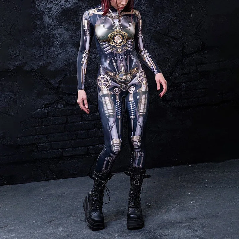 Крутой женский комбинезон-робот с облегающим кроем, в стиле механического футура, с высокой талией, брюки 7/8, из искусственной кожи
Крутой женский комбинезон-робот с облегающим кроем, в стиле механического футура, с высокой талией, брюки 7/8, из искусственной кожи