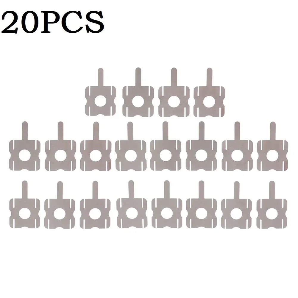 20pcs U-shaped Nickel Sheets For Lithium Batteries Power Tools Parts 4S Lithium Battery Pack Replace Spot Welding Tools
20pcs U-shaped Nickel Sheets For Lithium Batteries Power Tools Parts 4S Lithium Battery Pack Replace Spot Welding Tools