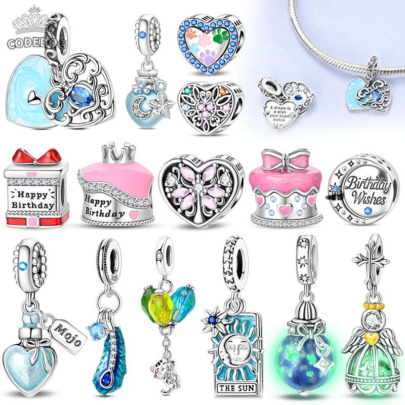 Новые светящиеся бусины из стерлингового серебра 925 пробы, торт, любовь, Таро, жизненная сила, подходят для браслета 3 мм, изысканное изготовление ювелирных изделий своими руками
Новые светящиеся бусины из стерлингового серебра 925 пробы, торт, любовь, Таро, жизненная сила, подходят для браслета 3 мм, изысканное изготовление ювелирных изделий своими руками