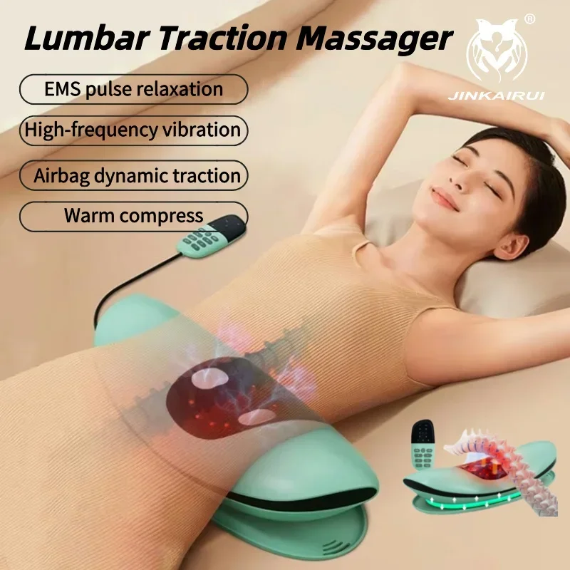 Electric Lumbar Traction Massager with Dynamic Airbag Swing Stretch Vibration Waist Massage Spine Support for Home Travel Gift
Electric Lumbar Traction Massager with Dynamic Airbag Swing Stretch Vibration Waist Massage Spine Support for Home Travel Gift