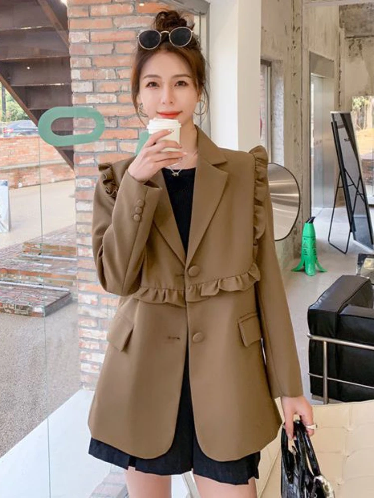 Autumn Winter Coats Women's Jacket Elegant Casual Sports Women's Suit One-piece Long-sleeved Top Korean Fashion Jacket for Women
Autumn Winter Coats Women's Jacket Elegant Casual Sports Women's Suit One-piece Long-sleeved Top Korean Fashion Jacket for Women