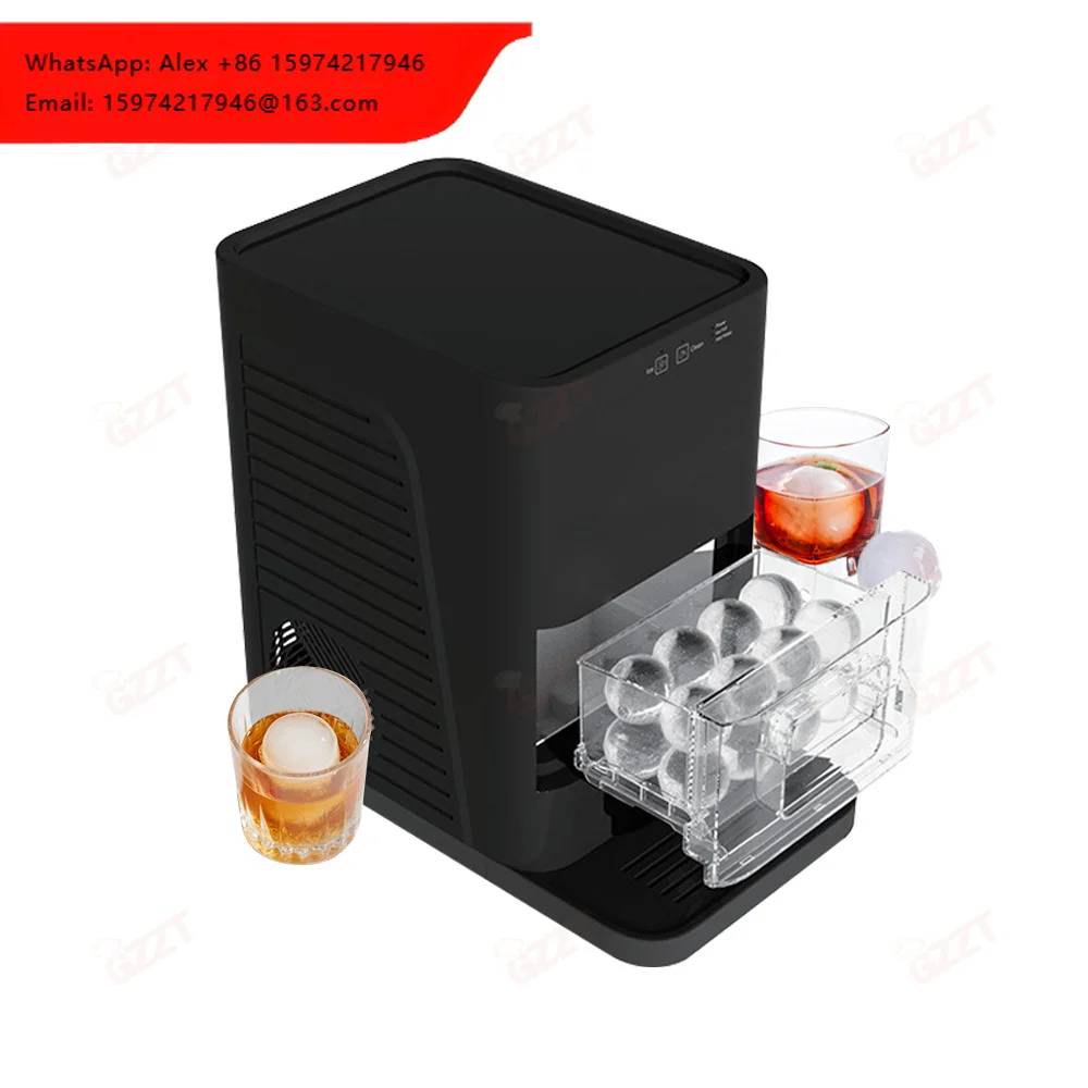 Oem Customized Auto Cleaning Home Ball Ice Maker Commerical Household Automatic Countertop Portable Ice Sphere Maker Machine