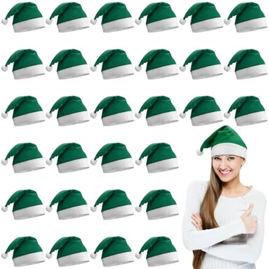 Santa Hats Bulk Christmas Party Hat Non Woven Fabric Xmas Hats for Adults Women Men Holiday Party Costume
Santa Hats Bulk Christmas Party Hat Non Woven Fabric Xmas Hats for Adults Women Men Holiday Party Costume