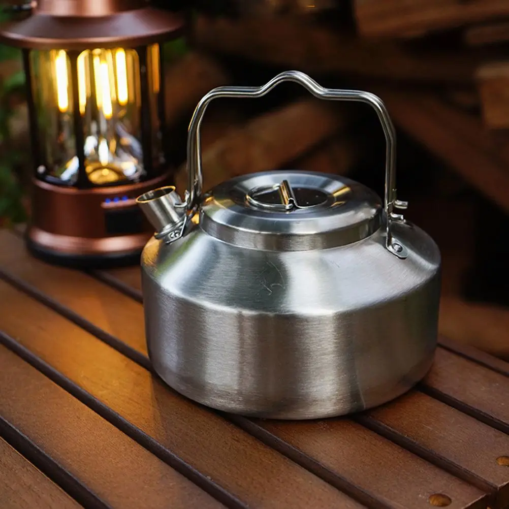 Portable Kettle Kettles Small Wide Tea Water Camping Accessory Pot Professional Stovetop Teapot
Portable Kettle Kettles Small Wide Tea Water Camping Accessory Pot Professional Stovetop Teapot