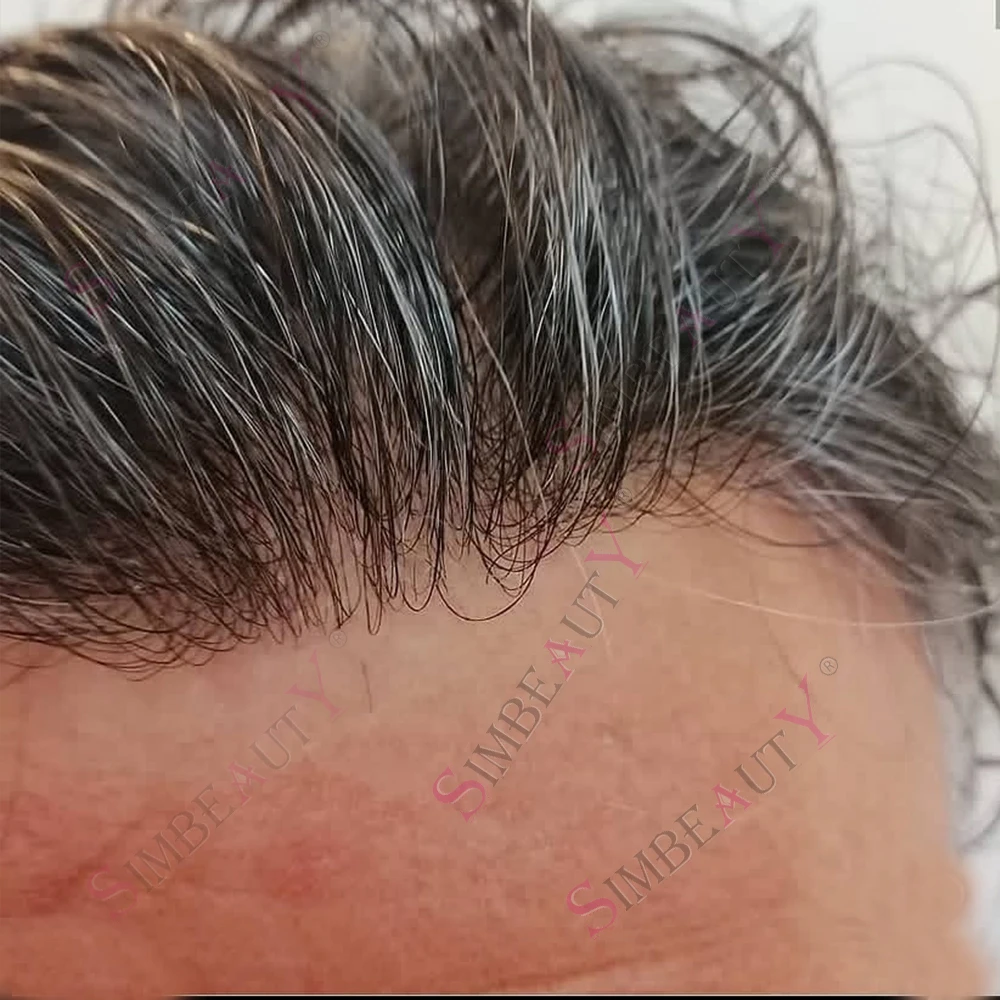 Invisible Natural Hairline Realistic 0.04mm-0.05mm 80%-100%Density Super Thin Skin Vloop Men's Toupee 540# Human Hair Prosthesis
Invisible Natural Hairline Realistic 0.04mm-0.05mm 80%-100%Density Super Thin Skin Vloop Men's Toupee 540# Human Hair Prosthesis