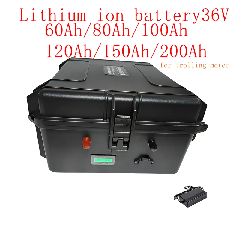 36V 60Ah 80Ah 100Ah 110Ah 120Ah 130Ah 150Ah 200Ah Lithium Li Ion Battery For Trolling Motor Propeller Fishing Boat +Charger
36V 60Ah 80Ah 100Ah 110Ah 120Ah 130Ah 150Ah 200Ah Lithium Li Ion Battery For Trolling Motor Propeller Fishing Boat +Charger
