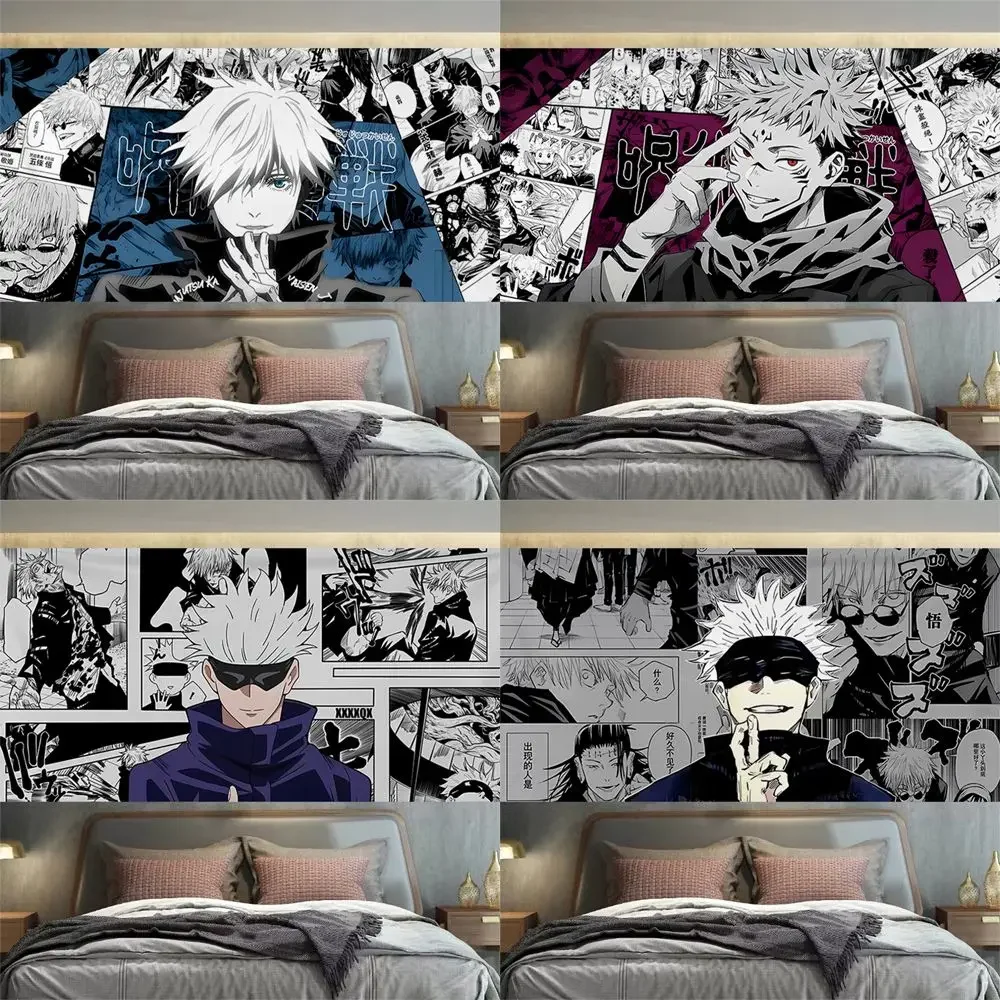 New Jujutsu Kaisen Background Cloth Satoru Gojo Itadori Yuji Anime Peripheral Room Student Dormitory Bedhead Decorative Cloth
New Jujutsu Kaisen Background Cloth Satoru Gojo Itadori Yuji Anime Peripheral Room Student Dormitory Bedhead Decorative Cloth