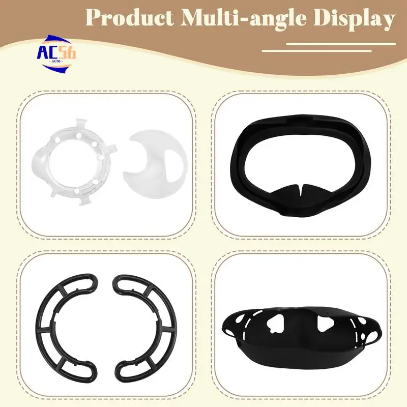 AC56-для Quest 3S Силиконовый защитный чехол для хоста с защитой контроллера и крышкой объектива для аксессуаров Quest 3S
AC56-для Quest 3S Силиконовый защитный чехол для хоста с защитой контроллера и крышкой объектива для аксессуаров Quest 3S