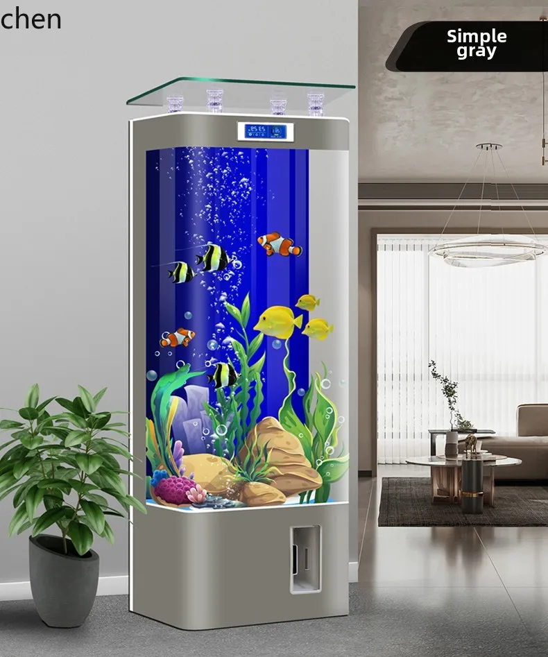 PYH Smart Heat Bending Integrated Glass Fish Tank Living Room Goldfish Tank Ecological Aquarium
PYH Smart Heat Bending Integrated Glass Fish Tank Living Room Goldfish Tank Ecological Aquarium