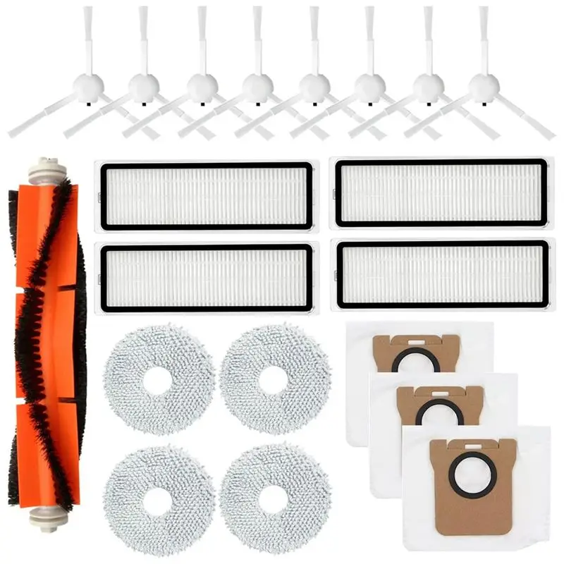 A67P-Brush Filter Mop Dust Bag For Dreame L10 Ultra L10S Ultra Xiaomi X10+ Robot Vacuum Cleaner Spare Parts Accessories Set
A67P-Brush Filter Mop Dust Bag For Dreame L10 Ultra L10S Ultra Xiaomi X10+ Robot Vacuum Cleaner Spare Parts Accessories Set