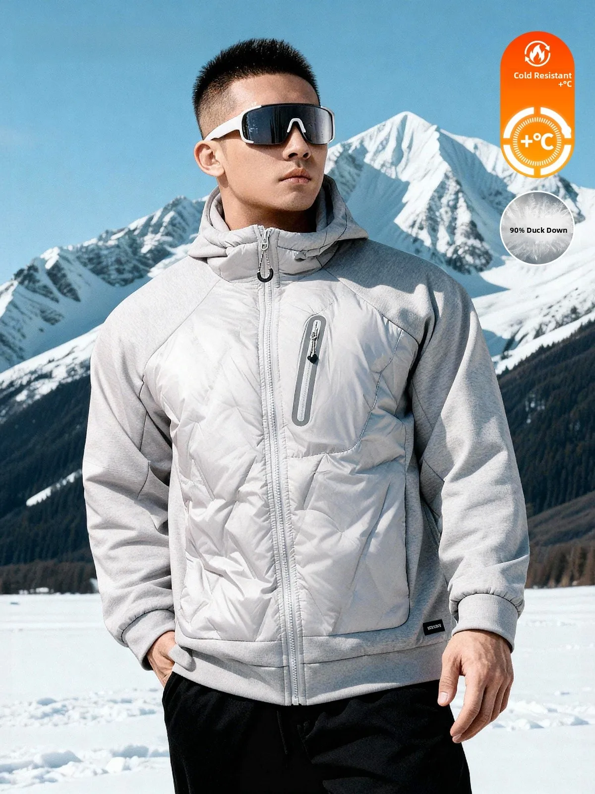 Мужская легкая пуховая куртка с капюшоном, 90% пуховая наполнитель, теплая, морозостойкая, Sli, дизайн для улицы, повседневная одежда
Мужская легкая пуховая куртка с капюшоном, 90% пуховая наполнитель, теплая, морозостойкая, Sli, дизайн для улицы, повседневная одежда