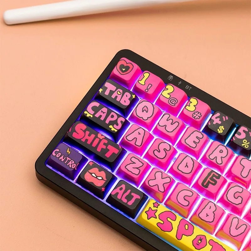 Artist Keycaps MDA Creative Cute Graffiti Theme Keycap Mechanical Game Keyboard Mx Switch Pbt Material Cute dog Fairy Keycap
Artist Keycaps MDA Creative Cute Graffiti Theme Keycap Mechanical Game Keyboard Mx Switch Pbt Material Cute dog Fairy Keycap
