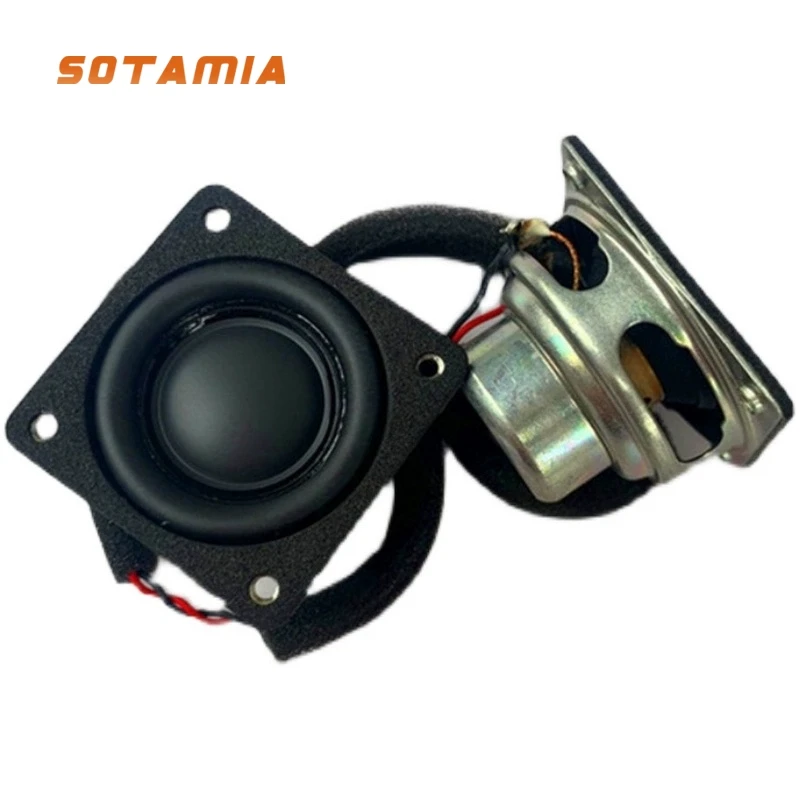 SOTAMIA 2 шт. 1,5-дюймовый портативный полнодиапазонный динамик 40 мм 4 Ом 5 Вт HIFI динамик звук музыкальный громкоговоритель DIY Bluetooth звуковая коробка
SOTAMIA 2 шт. 1,5-дюймовый портативный полнодиапазонный динамик 40 мм 4 Ом 5 Вт HIFI динамик звук музыкальный громкоговоритель DIY Bluetooth звуковая коробка