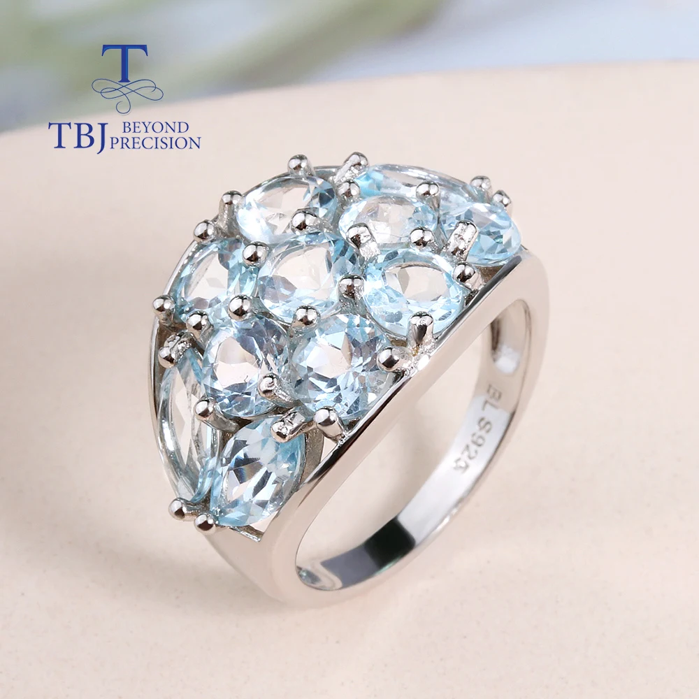 2026 Natural Sky Blue Topaz gemstone Ring 925 sterling Silver fine jewelry Women's anniversary gift
2026 Natural Sky Blue Topaz gemstone Ring 925 sterling Silver fine jewelry Women's anniversary gift