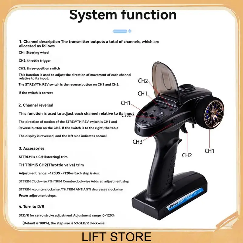 BTLIFE-Toy Car And Boat Remote Control Built-In Single Antenna Remote Control For Remote Control Car
BTLIFE-Toy Car And Boat Remote Control Built-In Single Antenna Remote Control For Remote Control Car