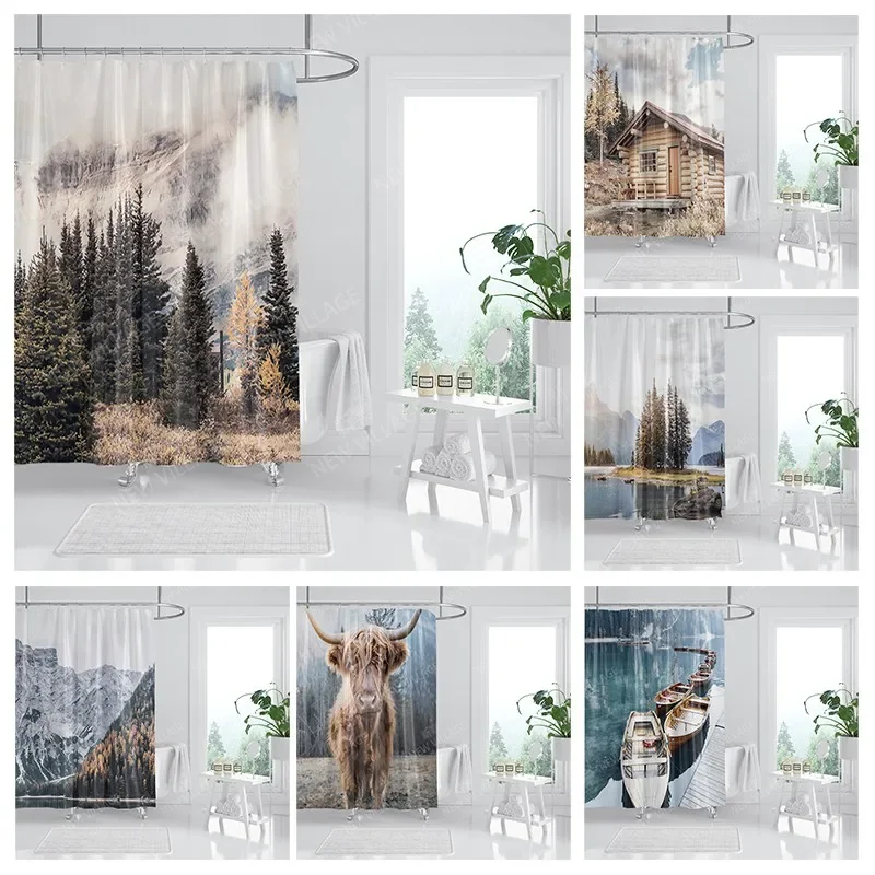 Waterproof fabric shower curtains Bathroom curtain accessories 180x200 Bath curtain for shower 240*200 nordic boho decoration
Waterproof fabric shower curtains Bathroom curtain accessories 180x200 Bath curtain for shower 240*200 nordic boho decoration