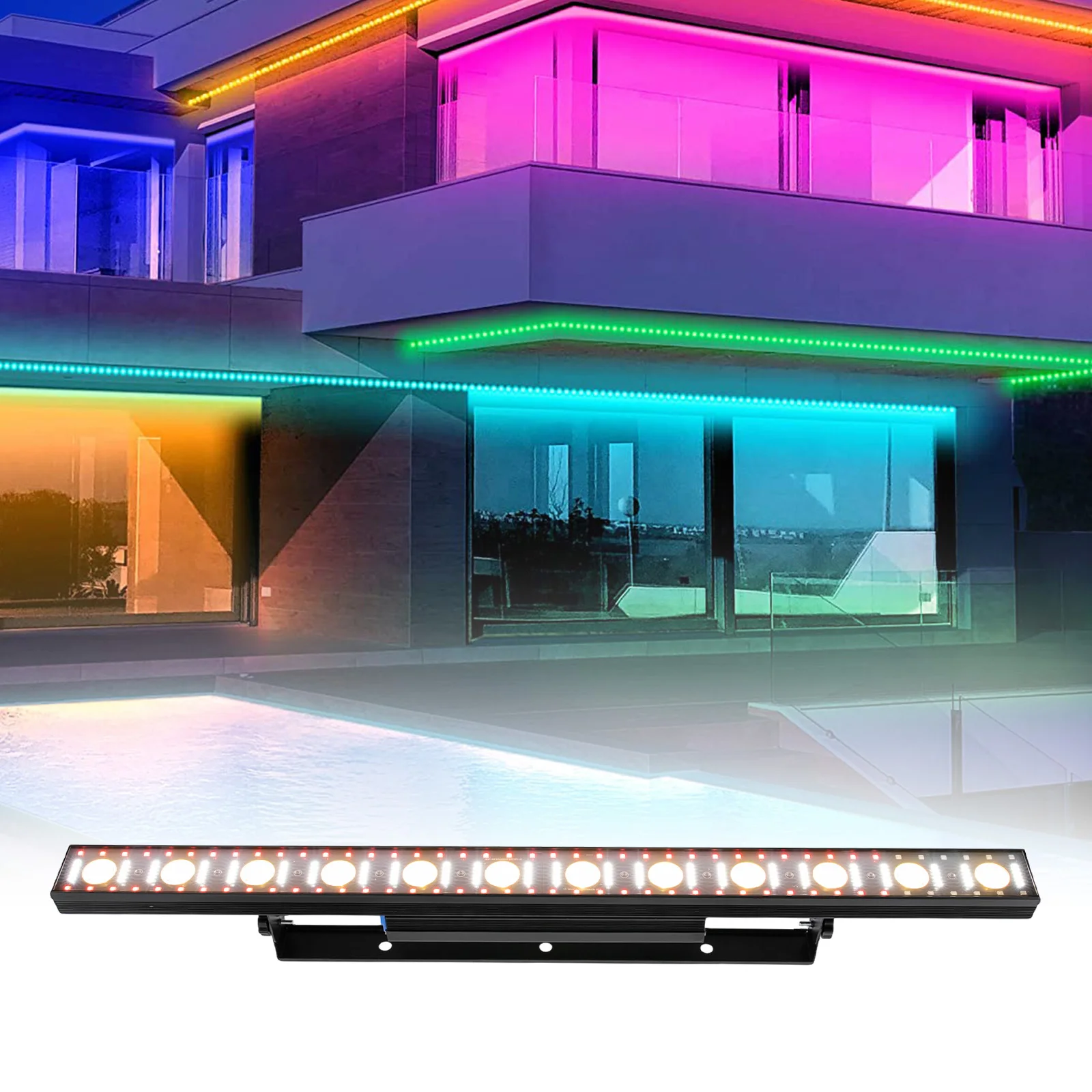 Светодиодная полоса света RGBW: управление DMX512, без мерцания и плавное освещение для идеальных сценических эффектов
Светодиодная полоса света RGBW: управление DMX512, без мерцания и плавное освещение для идеальных сценических эффектов