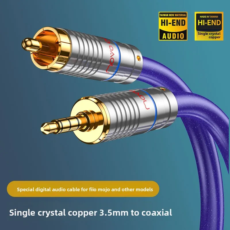 N500 монокристаллическая медь 3,5 мм к RCA лотоса цифровая 75 Ом коаксиальная линия Mojo подходит для Abasuo FiiO VD3
N500 монокристаллическая медь 3,5 мм к RCA лотоса цифровая 75 Ом коаксиальная линия Mojo подходит для Abasuo FiiO VD3