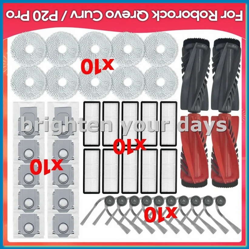 Запасные части и аксессуары для Qrevo Curv: HEPA-фильтр, салфетка для влажной уборки, мешки для сбора пыли, основные и боковые щетки - A63M
Запасные части и аксессуары для Qrevo Curv: HEPA-фильтр, салфетка для влажной уборки, мешки для сбора пыли, основные и боковые щетки - A63M