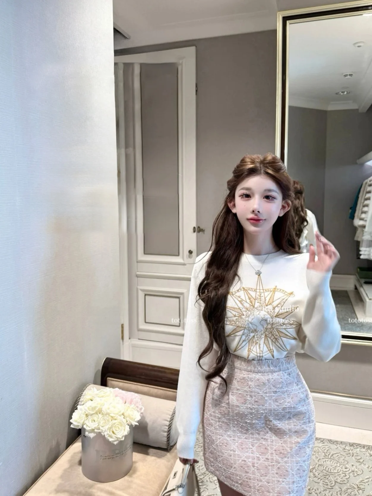 Embroidered Heavy Work Slim Fit ort Sve Long Sve Knitted Sweater Women's Faion Ele Sle Cotton Wool ...
Embroidered Heavy Work Slim Fit ort Sve Long Sve Knitted Sweater Women's Faion Ele Sle Cotton Wool ...