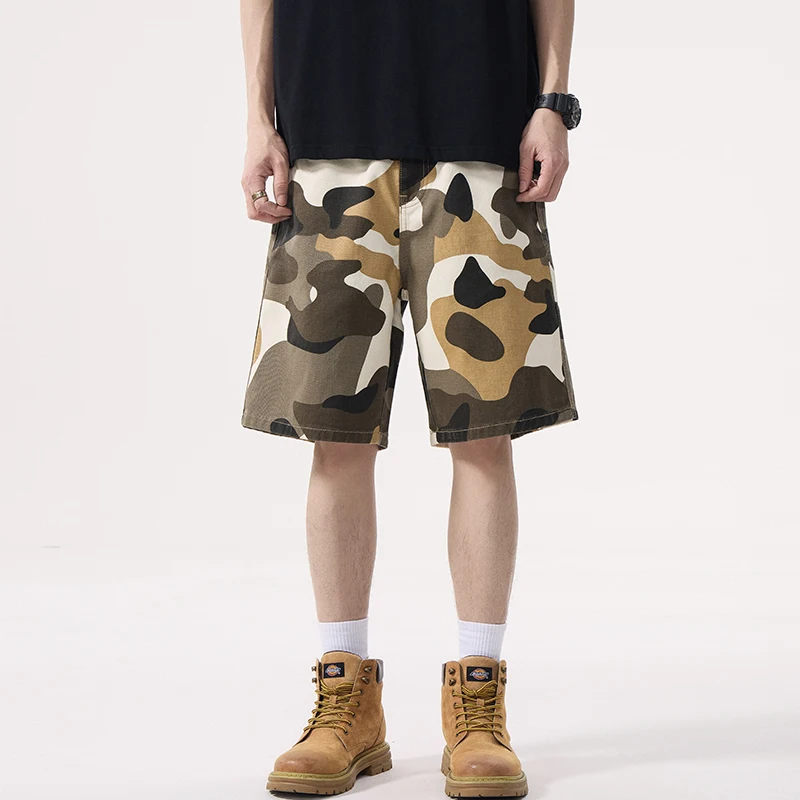 Summer Camouflage Denim Shorts Men's Streetwear Fashion Loose Casual Hip Hop Plus Size Denim Short Cargo Jeans Pants Shorts
Summer Camouflage Denim Shorts Men's Streetwear Fashion Loose Casual Hip Hop Plus Size Denim Short Cargo Jeans Pants Shorts