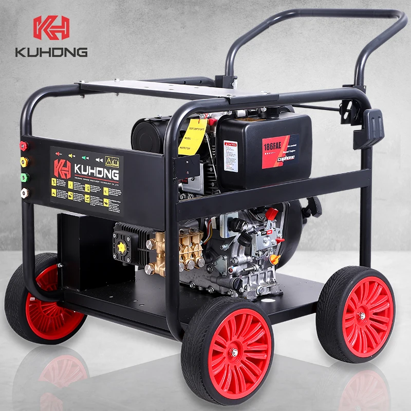 Kuhong 15hp 300bar 4000 Psi Diesel Engine Powered High Pressure Washer
Kuhong 15hp 300bar 4000 Psi Diesel Engine Powered High Pressure Washer