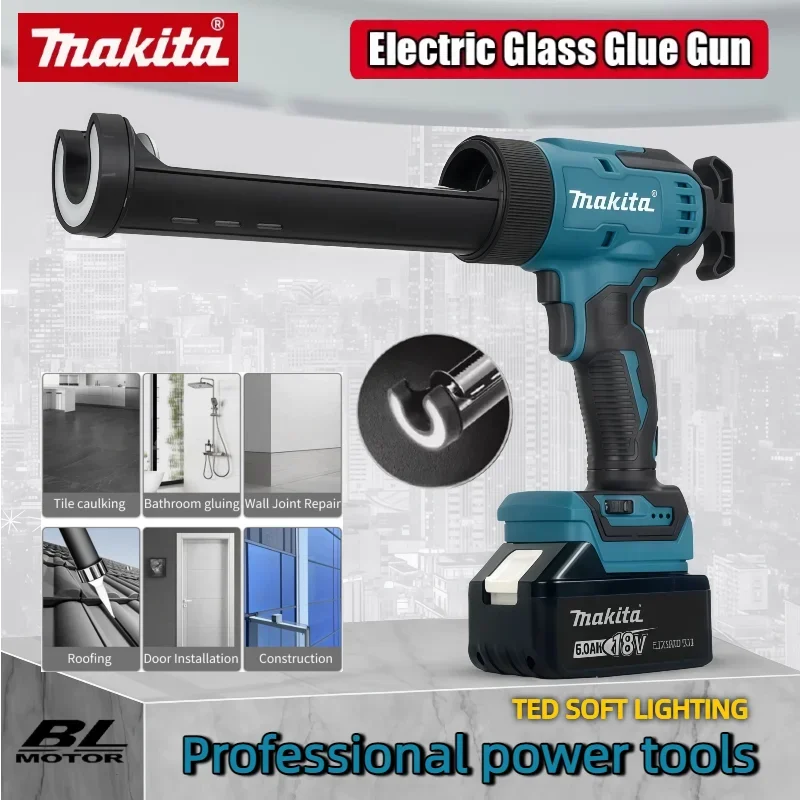 Makita Electric Glass Glue Gun Glue Seal Sealant Cement Glass Adhesive Wireless Glass Doors Windows Filling Sewing Gun
Makita Electric Glass Glue Gun Glue Seal Sealant Cement Glass Adhesive Wireless Glass Doors Windows Filling Sewing Gun