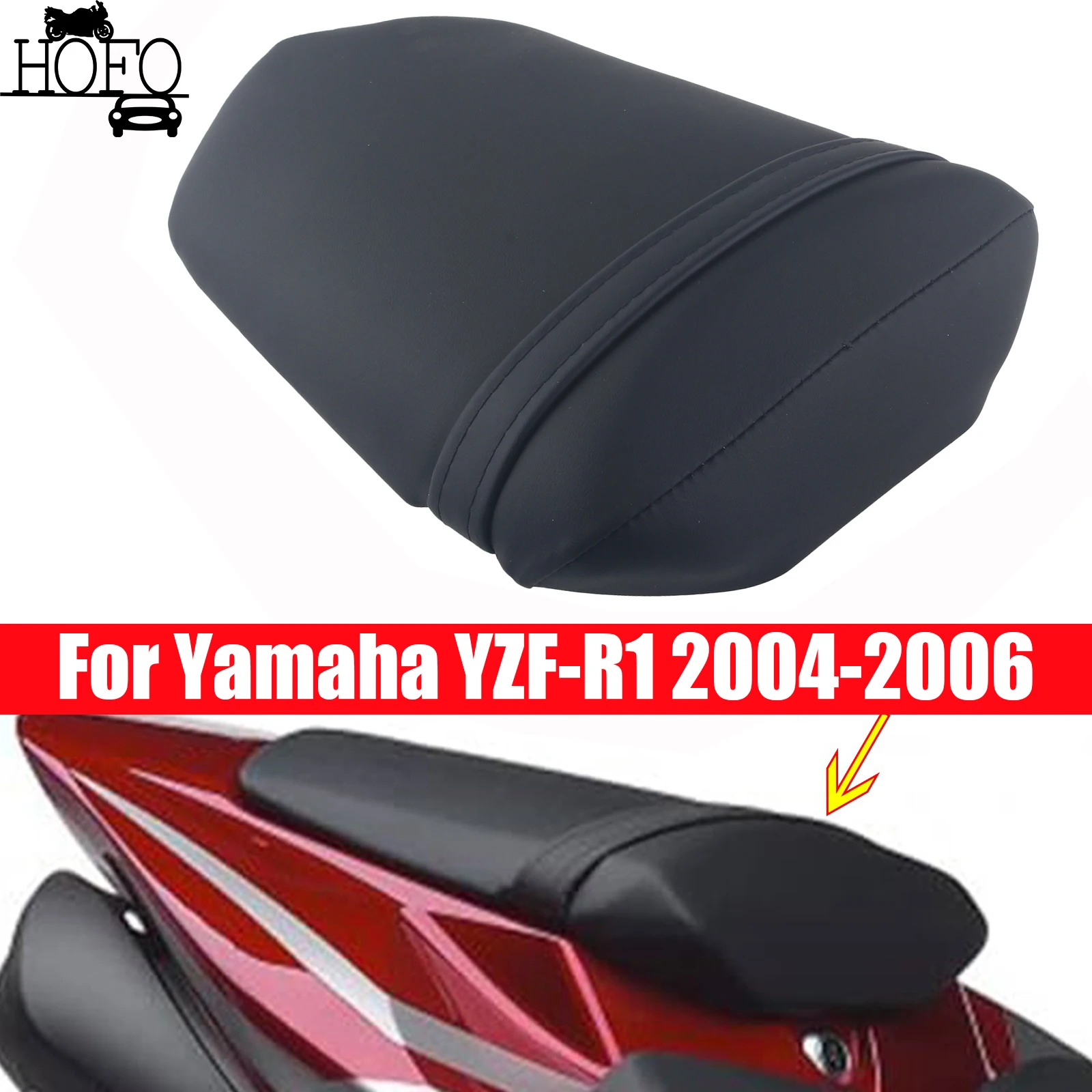 Pillion Motorcycle Rear Passenger Seat Black Cushion For Yamaha YZF-R1 2004-2006 2005
Pillion Motorcycle Rear Passenger Seat Black Cushion For Yamaha YZF-R1 2004-2006 2005