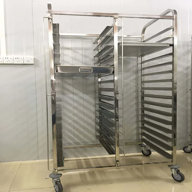 Stainless Steel Baking Tray Rack Multi-layer Commercial Food Baking Bread Rack Multi-layer Trolley Bread Baking Pan
Stainless Steel Baking Tray Rack Multi-layer Commercial Food Baking Bread Rack Multi-layer Trolley Bread Baking Pan
