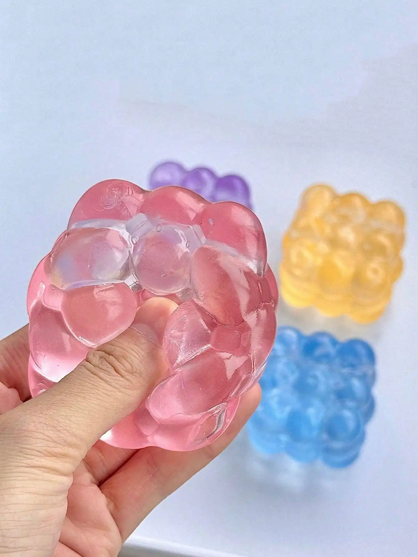 New Malt Squeeze Stress Relief Cube Toy, Ultra-Thin Squeeze Malt Anti-Pressure Toy, 1pc Soft Slow Rebound Water Cube Toy, Grape Texture, Slow Rebound, Durable, Suitable For Students, Teenagers/Adults, Ideal Holiday Surprise Stress Relief Gift,
New Malt Squeeze Stress Relief Cube Toy, Ultra-Thin Squeeze Malt Anti-Pressure Toy, 1pc Soft Slow Rebound Water Cube Toy, Grape Texture, Slow Rebound, Durable, Suitable For Students, Teenagers/Adults, Ideal Holiday Surprise Stress Relief Gift,