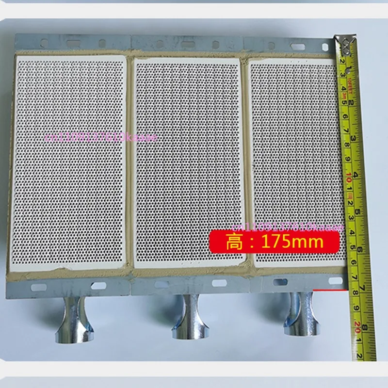 Керамическая горелка для газового обогревателя, трехсекционная инфракрасная плита
Керамическая горелка для газового обогревателя, трехсекционная инфракрасная плита