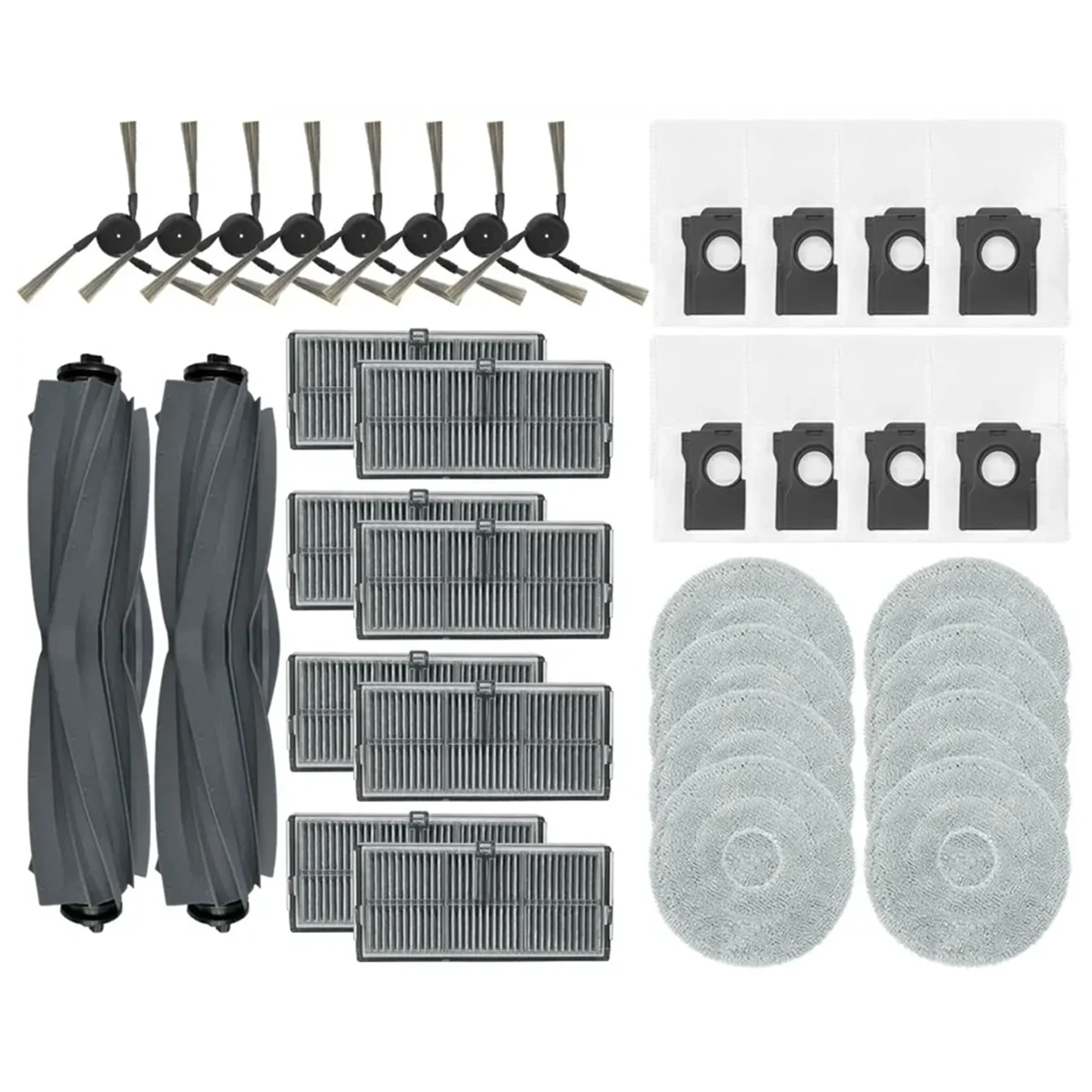 A58E-For Dreame X40 Ultra / S30 Pro Robot Vacuum Cleaner Mian Side Brush Hepa Filter Mop Cloth Dust Bags Replacement Parts
A58E-For Dreame X40 Ultra / S30 Pro Robot Vacuum Cleaner Mian Side Brush Hepa Filter Mop Cloth Dust Bags Replacement Parts