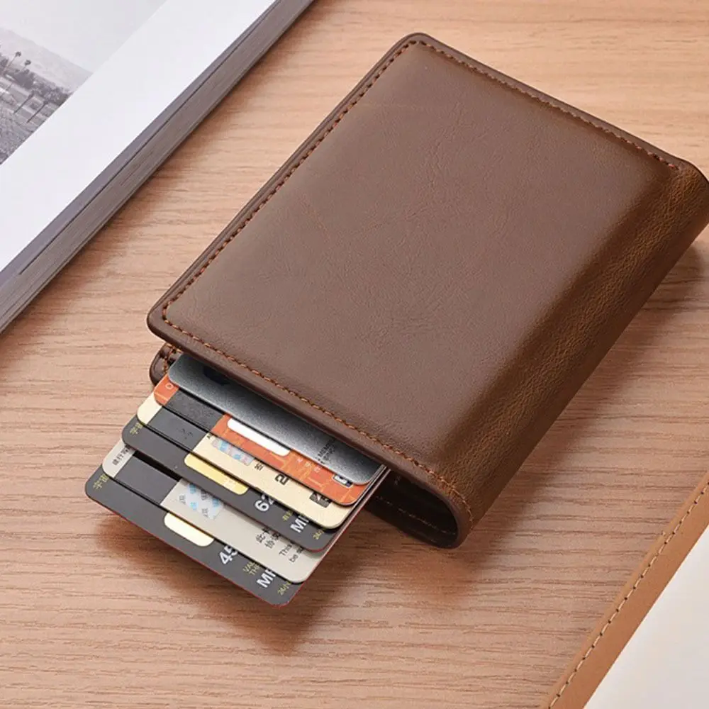 Мужской короткий кошелек RFID с защитой от кражи, из искусственной кожи, однотонный, водонепроницаемый, с несколькими отделениями для карт и паспорта, деловой стиль
Мужской короткий кошелек RFID с защитой от кражи, из искусственной кожи, однотонный, водонепроницаемый, с несколькими отделениями для карт и паспорта, деловой стиль