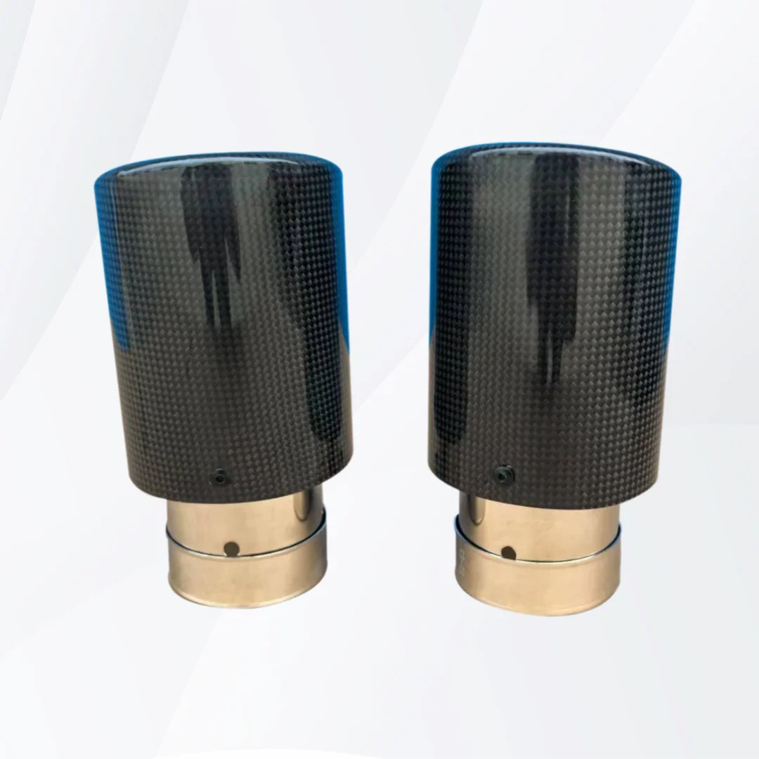1Pcs Automotive Universal Bright Carbon Fiber Exhaust Tip Single Outlet Tail Throat Stainless Steel Muffler Nozzle
1Pcs Automotive Universal Bright Carbon Fiber Exhaust Tip Single Outlet Tail Throat Stainless Steel Muffler Nozzle