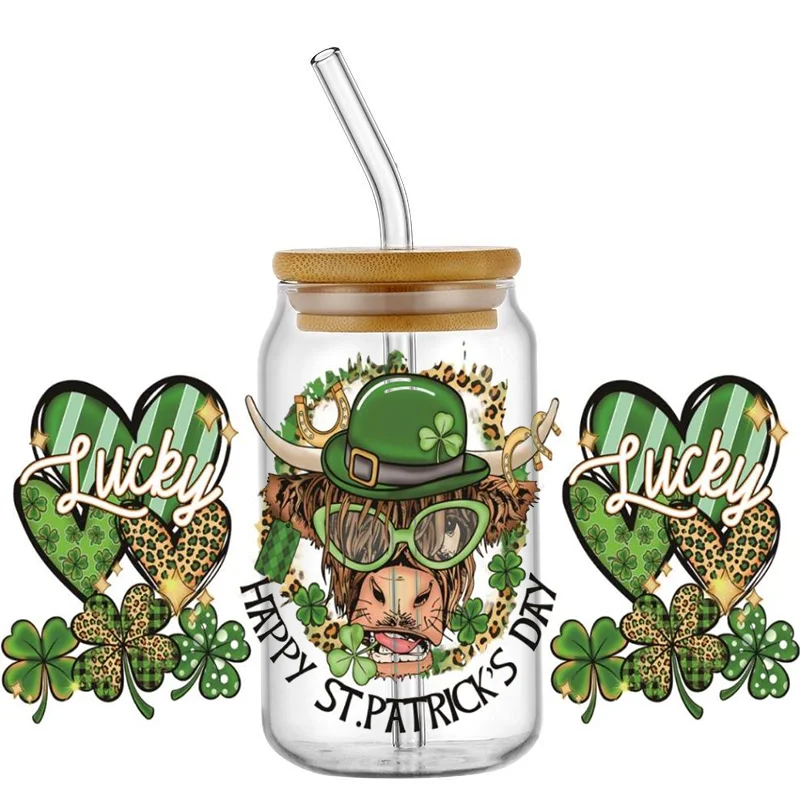 St.Patrick's Day Series DIY Decals 3D transfers uvdtf crystal stickers 16oz uv dtf cup wraps for Libbey Glasses
St.Patrick's Day Series DIY Decals 3D transfers uvdtf crystal stickers 16oz uv dtf cup wraps for Libbey Glasses