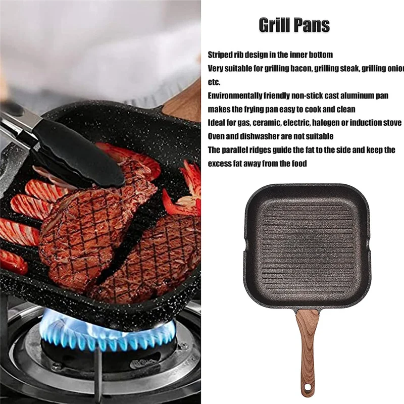 2025 Trendgrill Pan For Stove Tops, Nonstick Induction Pan Aluminum Induction Steak Bacon Pan Frying Pan For Gas,
2025 Trendgrill Pan For Stove Tops, Nonstick Induction Pan Aluminum Induction Steak Bacon Pan Frying Pan For Gas,