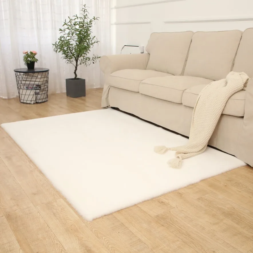 White rabbit faux fur carpets alfombra No shedding fur area rug carpet Wholesale faux fur carpet for living room
White rabbit faux fur carpets alfombra No shedding fur area rug carpet Wholesale faux fur carpet for living room