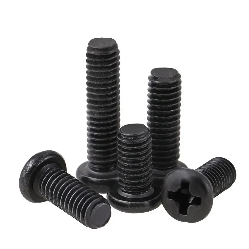 10/20/50Pcs Black Mini Screws Round Head Phillips Screw Carbon Steel Machine Tooth Screw M1.2 M1.4 M2 Hardware Tools Assortment
10/20/50Pcs Black Mini Screws Round Head Phillips Screw Carbon Steel Machine Tooth Screw M1.2 M1.4 M2 Hardware Tools Assortment