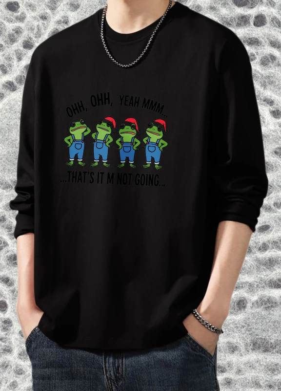 Футболка мужская осенняя Bsketball Рождественская футболка с длинными рукавами и графическим рисунком лягушки для танцев и бега, футболка большого размера с принтом Football Aesthetic
Футболка мужская осенняя Bsketball Рождественская футболка с длинными рукавами и графическим рисунком лягушки для танцев и бега, футболка большого размера с принтом Football Aesthetic