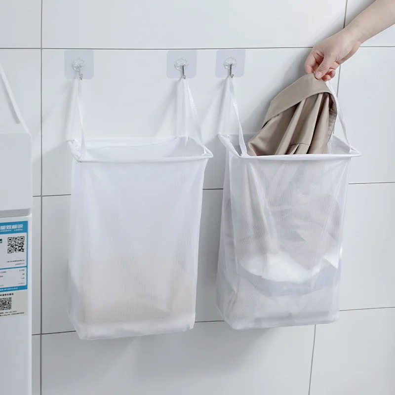 Foldable Wall Dirty Laundry Basket Mesh Narrow Wire Baby Clothes Bag Washing Room Organizer Bathroom Home Accessory Space-saving
Foldable Wall Dirty Laundry Basket Mesh Narrow Wire Baby Clothes Bag Washing Room Organizer Bathroom Home Accessory Space-saving