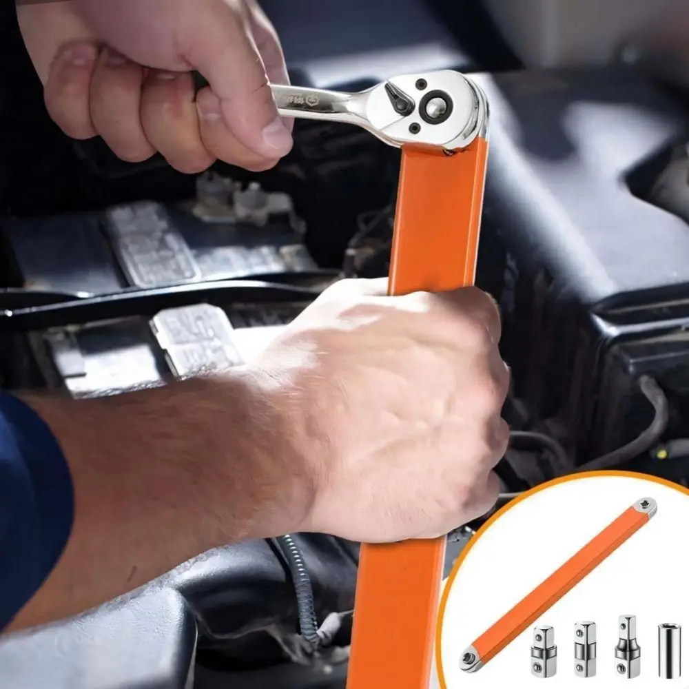 4 Adapter Extension Wrench Tight Space Tool 1/2" 1/4" 3/8" Professional Offset Extension Wrench Socket Hand Tool
4 Adapter Extension Wrench Tight Space Tool 1/2" 1/4" 3/8" Professional Offset Extension Wrench Socket Hand Tool