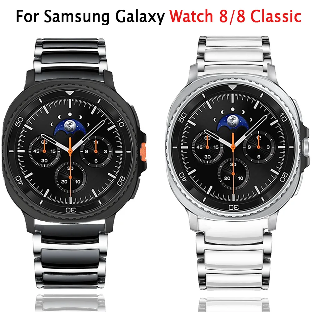 Ceramic+Metal Strap For Samsung Galaxy Watch Ultra 2025 47mm Replacement Watchband For Galaxy Watch 8 44mm 40mm 8 Classic 46mm
Ceramic+Metal Strap For Samsung Galaxy Watch Ultra 2025 47mm Replacement Watchband For Galaxy Watch 8 44mm 40mm 8 Classic 46mm