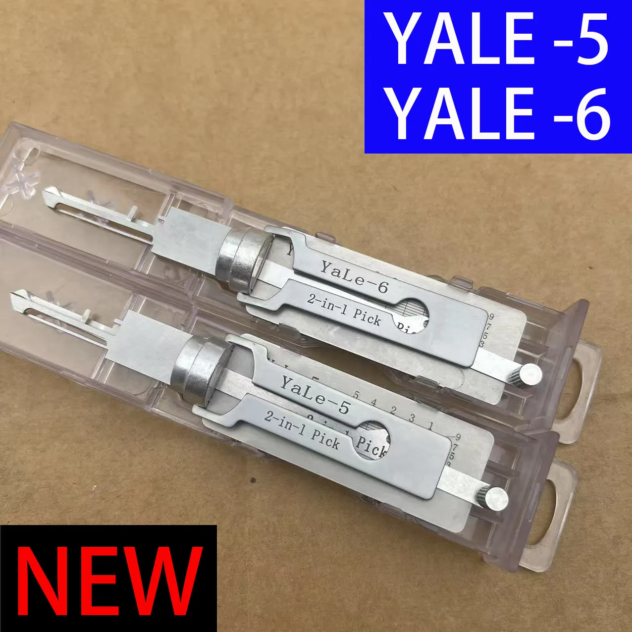 New Lishi 2in1 Decoder Lock Picking Yale-5 Yale-6 for Yale 5-pin 6-pin keyway Rim Cylinder Lishi Lock Pick Kit Lock Picking Tool
New Lishi 2in1 Decoder Lock Picking Yale-5 Yale-6 for Yale 5-pin 6-pin keyway Rim Cylinder Lishi Lock Pick Kit Lock Picking Tool