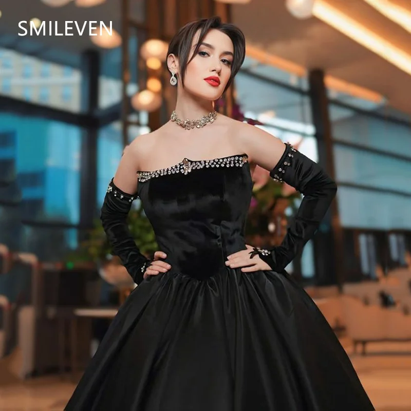 Smileven Shiny Lace Applique A-line Prom Dress Sexy Backless Party Gowns Formal Evening Dress Gift Customized 2025 
Smileven Shiny Lace Applique A-line Prom Dress Sexy Backless Party Gowns Formal Evening Dress Gift Customized 2025