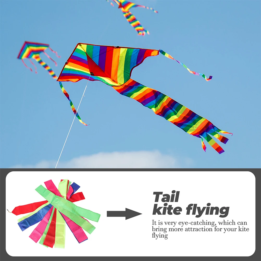 2pcs Kite Tail 15M Rainbow Ribbon Accessories for DIY Kites Outdoor Flying Decor Streamer Garden Beach Park Toys
2pcs Kite Tail 15M Rainbow Ribbon Accessories for DIY Kites Outdoor Flying Decor Streamer Garden Beach Park Toys