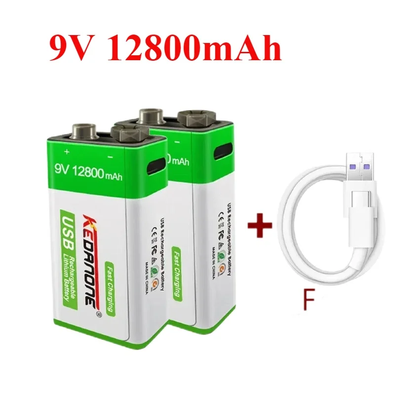 2024 9V battery 28000mAh li-ion Rechargeable battery Type-C Battery 9v for Multimeter Microphone Toy Remote Control KTV use
2024 9V battery 28000mAh li-ion Rechargeable battery Type-C Battery 9v for Multimeter Microphone Toy Remote Control KTV use