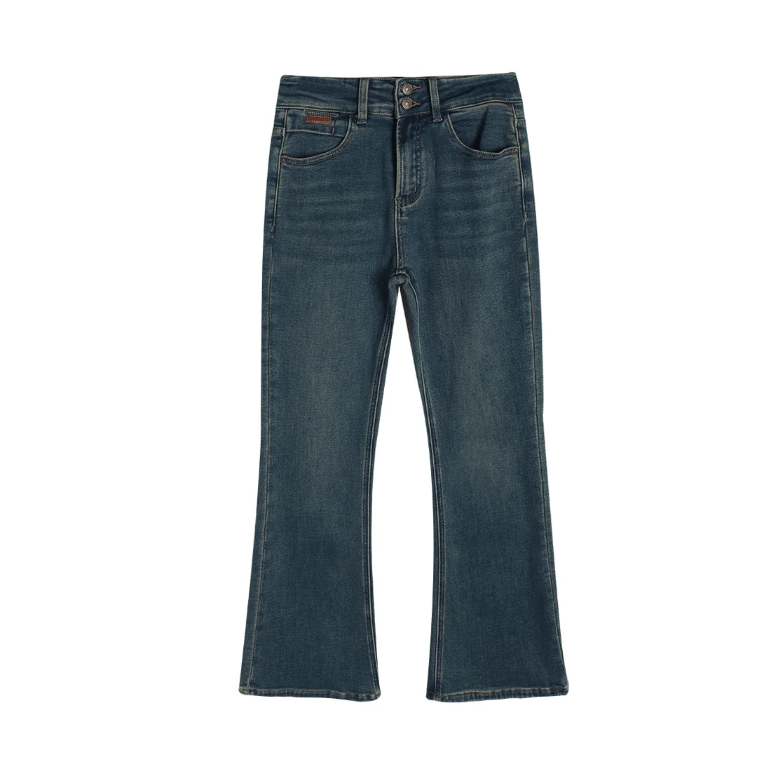 High Waist Bamboo Sti Leg Design Sensation Elastic Flared Jeans Chinese Production Autumn Collection Long Pants
High Waist Bamboo Sti Leg Design Sensation Elastic Flared Jeans Chinese Production Autumn Collection Long Pants