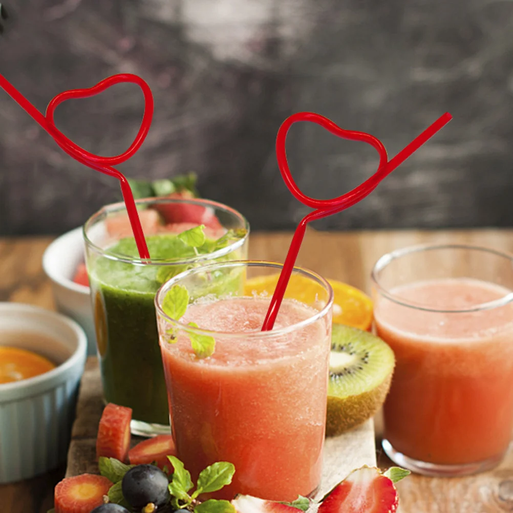 4pcs Love Heart Straws Valentine Party Supplies Wedding Drinking Plastic Pvc Non-Deformable Decorative Bar Accessory
4pcs Love Heart Straws Valentine Party Supplies Wedding Drinking Plastic Pvc Non-Deformable Decorative Bar Accessory