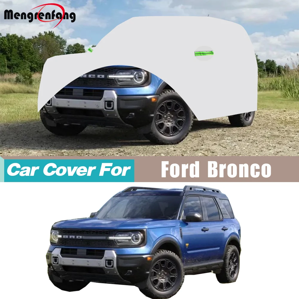 Full Car Cover For Ford Bronco 2021-2026 Outdoor Summer Sun Rain Winter Snow Scratch Resistant Windproof SUV Cover
Full Car Cover For Ford Bronco 2021-2026 Outdoor Summer Sun Rain Winter Snow Scratch Resistant Windproof SUV Cover