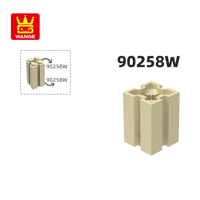Wange 90258W 100g/47PCS 12 corner pillars Building Blocks Moc Color Accessories Compatible with Brick DIY Spare Parts Toy Gift
Wange 90258W 100g/47PCS 12 corner pillars Building Blocks Moc Color Accessories Compatible with Brick DIY Spare Parts Toy Gift